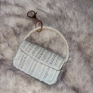 Anthropologie Pearl Bag Charm